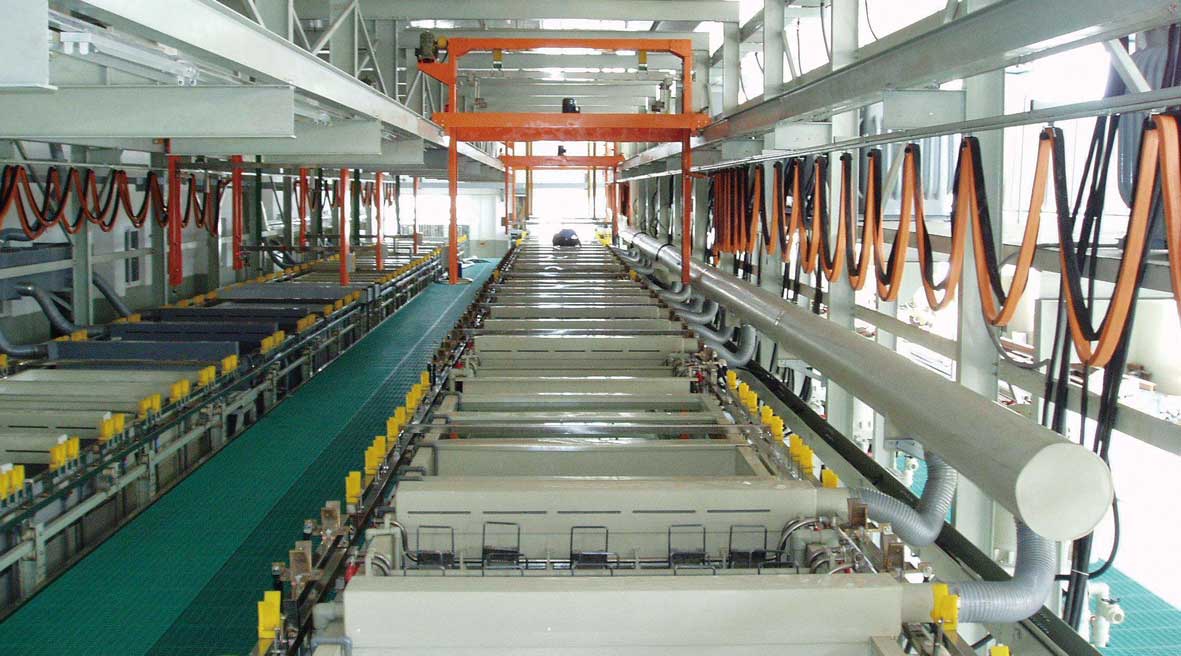 電化學(xué)拋光自動(dòng)化生產(chǎn)流水線